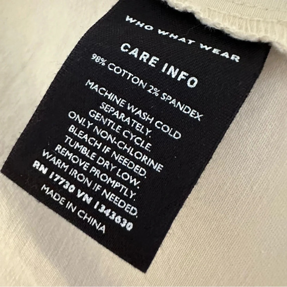 Who What Wear balloon sleeve cream colored blouse size XS - Picture 3 of 4